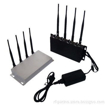 Cell Phone Jammer with ALC Power Control and Built-in Battery